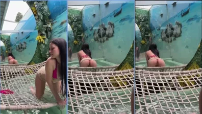 Video Talita Ravier en el agua balanceando el culo