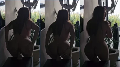 Sabrina Andreina en video amateur sentado en el juguete