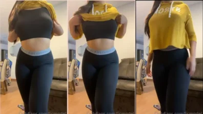 Caliente y travieso Lis del Castilho que muestra el vientre