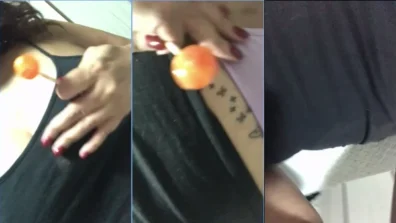 Profesor Rosana en Boa Putaria con la piruleta