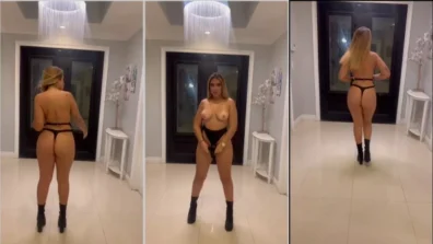 Tinaquinero caliente solo en bragas