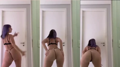 Hot Belle Belinha baila desnuda con su cuerpo caliente