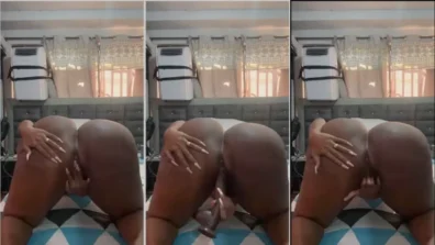 Karen Vásquez desnuda con vibrador en su coño