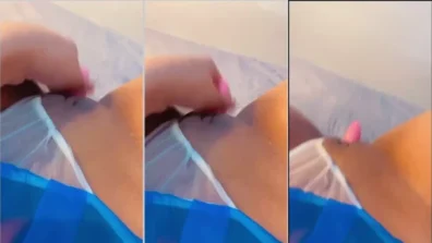 Taty Silva acariciando en el mejor masturbado