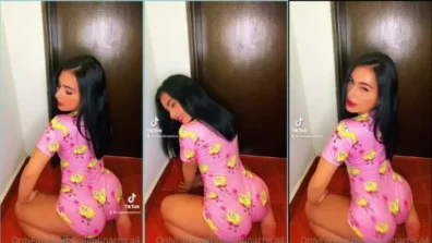 Aperitivo morena Valentina Mirando en pijama