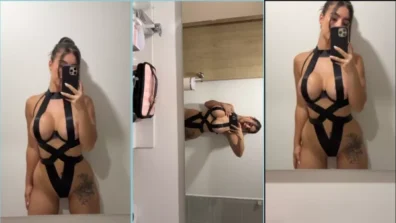 Iris Rodríguez Silicone tetona en el baño