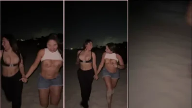 Video de Laura Amaya solo fans en la playa con un amigo tetonal
