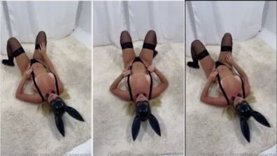 Debora Peixoto sacudiendo el aspecto sensual de conejito